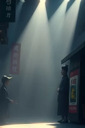 深巷面馆物语番剧封面，巷口面馆与蒸汽氤氲