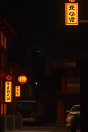 山海邮局剧集封面，山间邮筒与骑行投递员